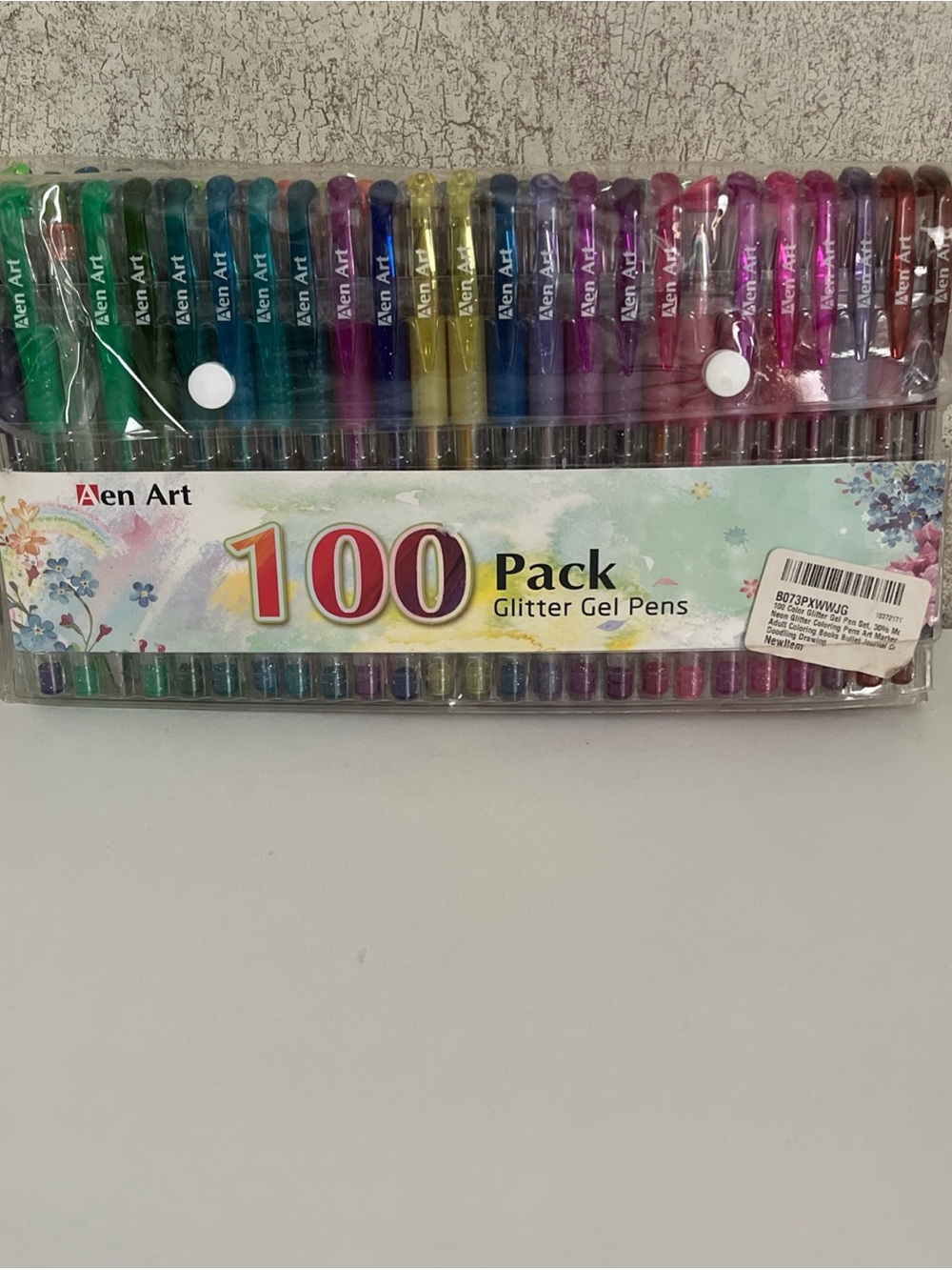 Aen Art Glitter Gel Pens 97 Count Multicolor Ink Pens